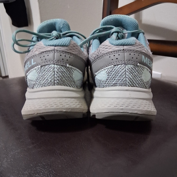 Merrell Women's Athletic Shoes in Gray and Teal - Picture 5 of 6